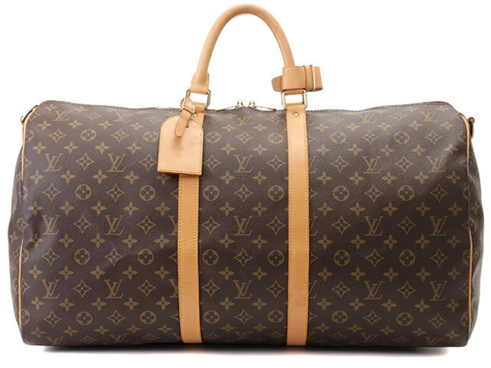 LOUIS VUITTON Keepall Bandouliere Monogram travel bag Boston